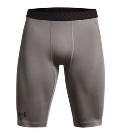Pantaloneta-under-armour-para-hombre-Ua-Hg-Rush-2.0-Long-Shorts-para-entrenamiento-color-gris.-Frente-Sin-Modelo