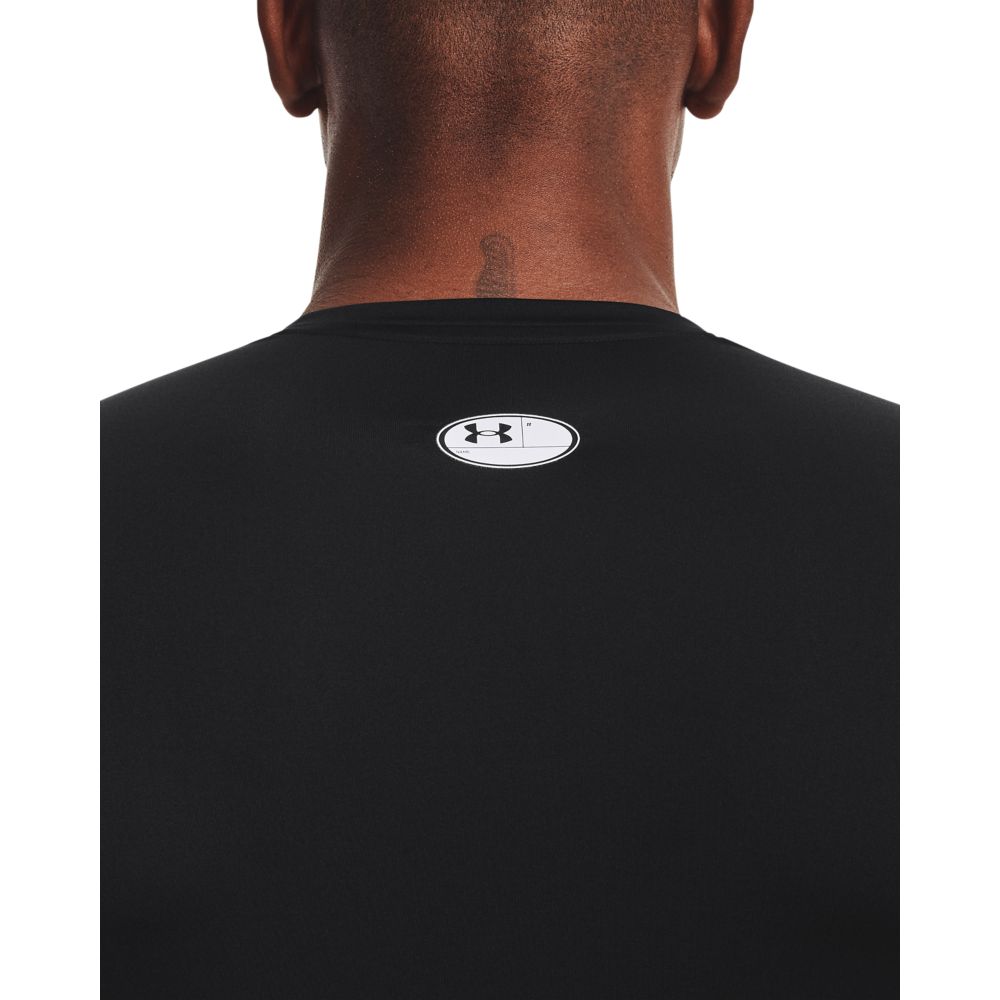 UA Hg Armour Comp Ss Camiseta De Compresión negro de hombre para entrenamiento