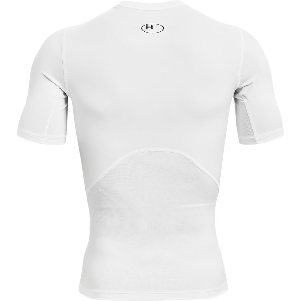UA Hg Armour Comp Ss Camiseta De Compresión blanco de hombre para entrenamiento