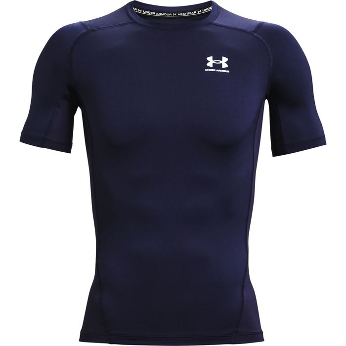 Camiseta-De-Compresion-under-armour-para-hombre-Ua-Hg-Armour-Comp-Ss-para-entrenamiento-color-azul.-Frente-Sin-Modelo