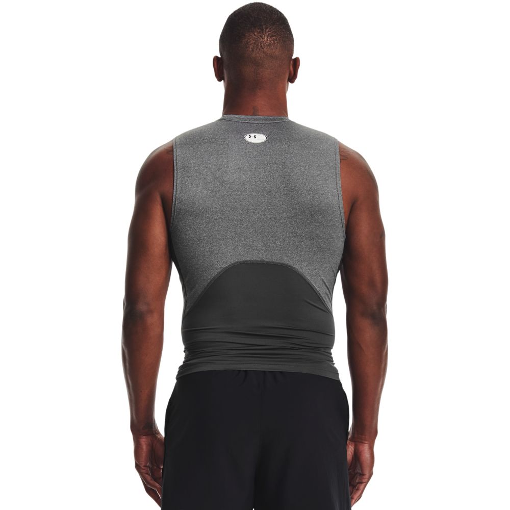 UA Hg Armour Comp Sl Camiseta De Compresión gris de hombre para entrenamiento