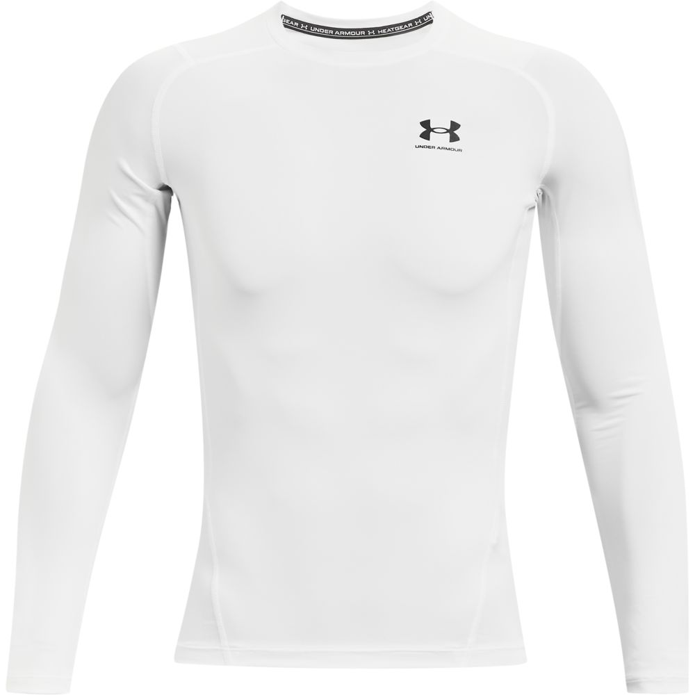 UA Hg Armour Comp Ls Camiseta De Compresión blanco de hombre para entrenamiento