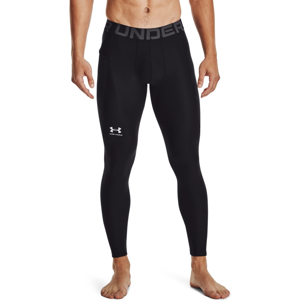 UA Hg Armour Leggings Licra negro de hombre para entrenamiento