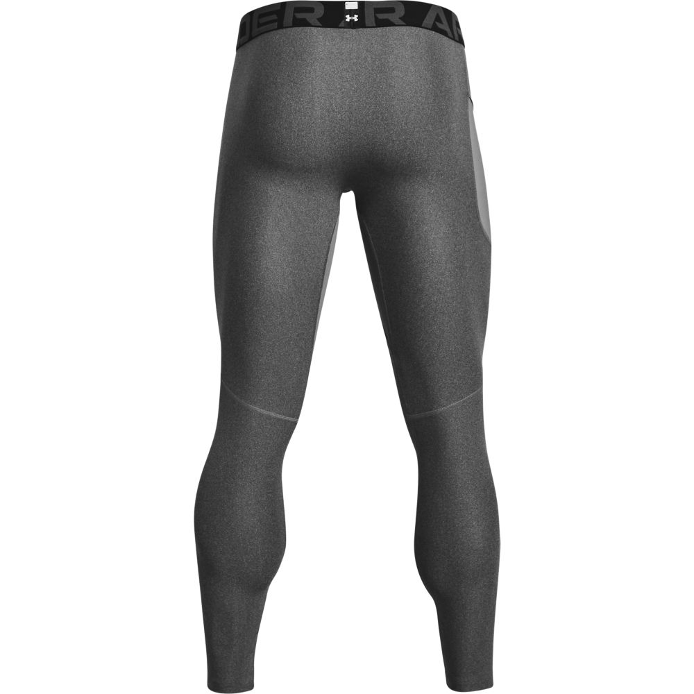 UA Hg Armour Leggings Licra gris de hombre para entrenamiento