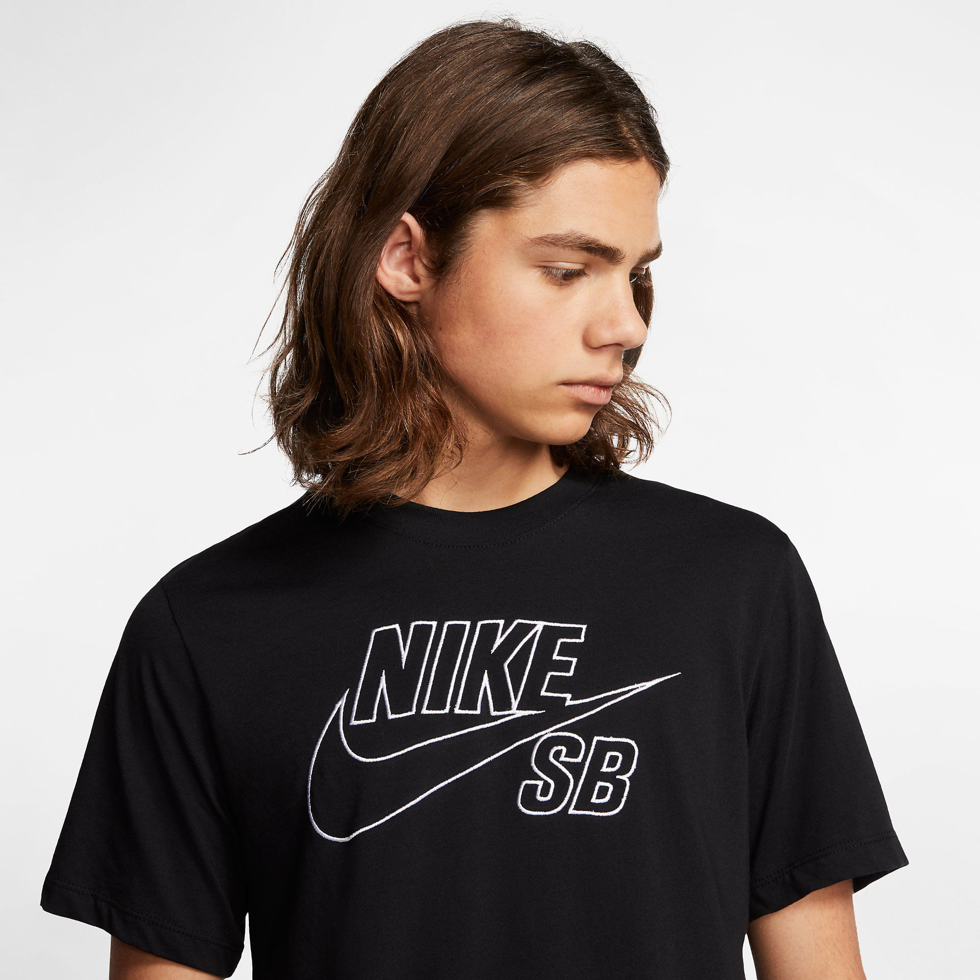 Nike M Nk Sb Tee Logo Camiseta Manga Corta negro de hombre lifestyle