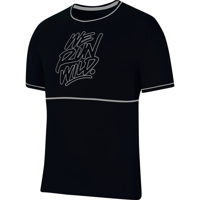 Camiseta-Manga-Corta-nike-para-hombre-M-Nk-Df-Brthe-Run-Top-Ss-Wr-Gx-para-correr-color-negro.-Frente-Sin-Modelo