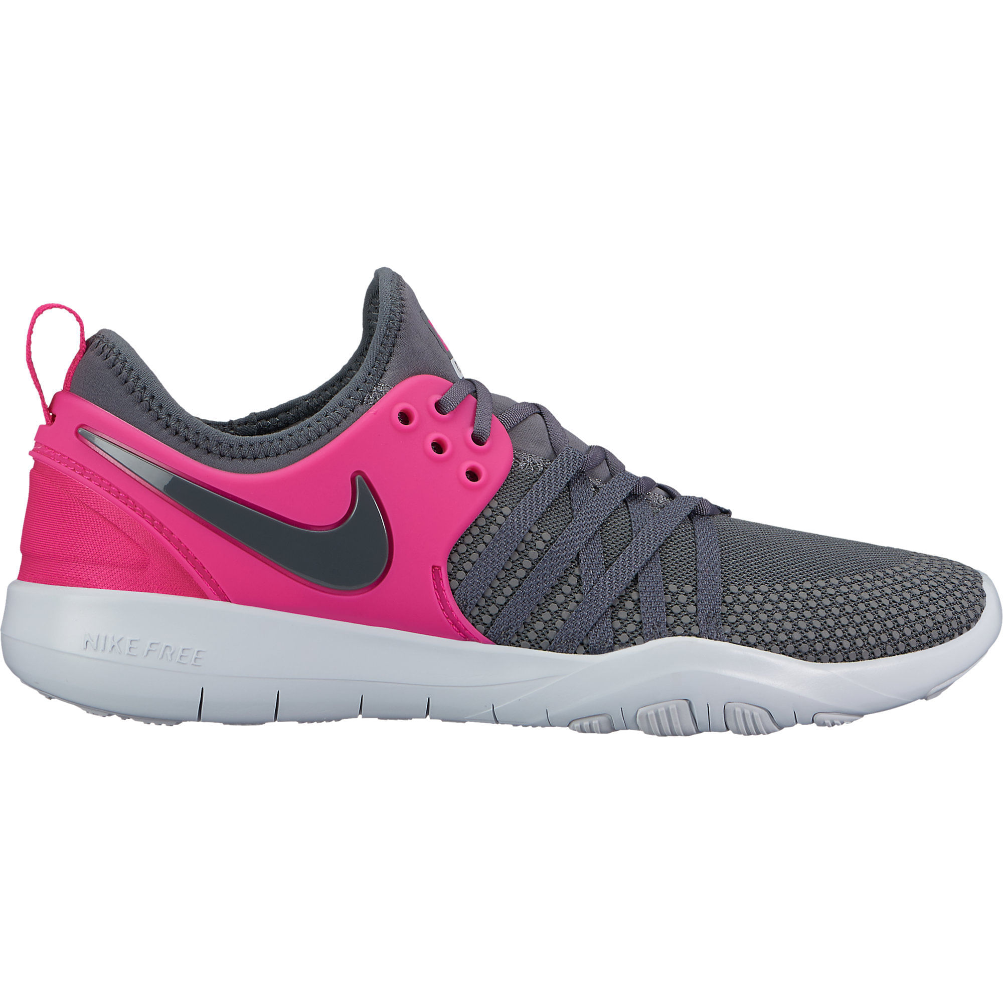 Nike Wmns Nike Free Tr 7 Tenis gris de mujer para entrenamiento