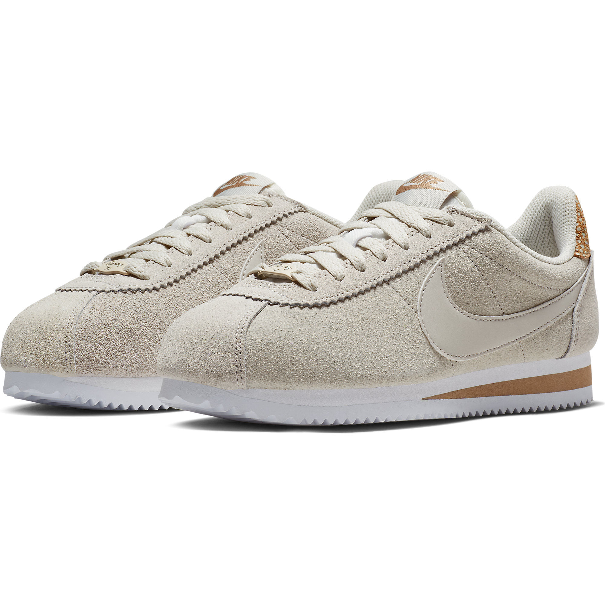 Nike Wmns Classic Cortez Prem Tenis gris de mujer lifestyle