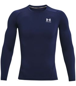 Camiseta-De-Compresion-under-armour-para-hombre-Ua-Hg-Armour-Comp-Ls-para-entrenamiento-color-azul.-Frente-Sin-Modelo