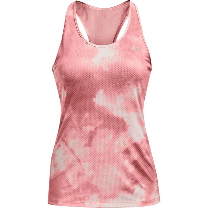 Camiseta-Manga-Sisa-under-armour-para-mujer-Ua-Hg-Armour-Racer-Print-para-entrenamiento-color-rosado.-Frente-Sin-Modelo