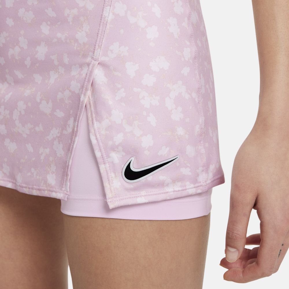 Nike W Nkct Df Vctry Skirt Str Pr Falda rosado de mujer para tenis