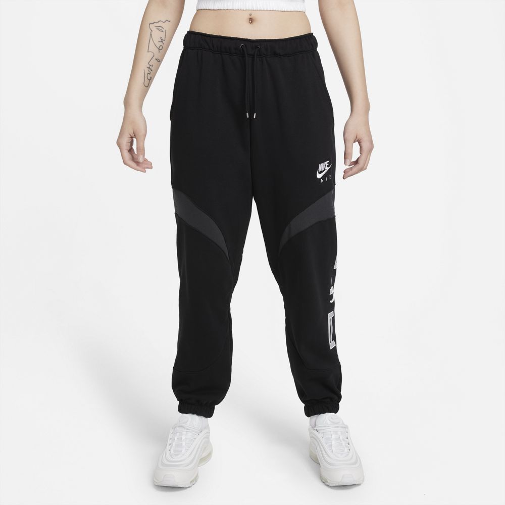 Nike W Nsw Air Jogger Flc Pantalón negro de mujer lifestyle