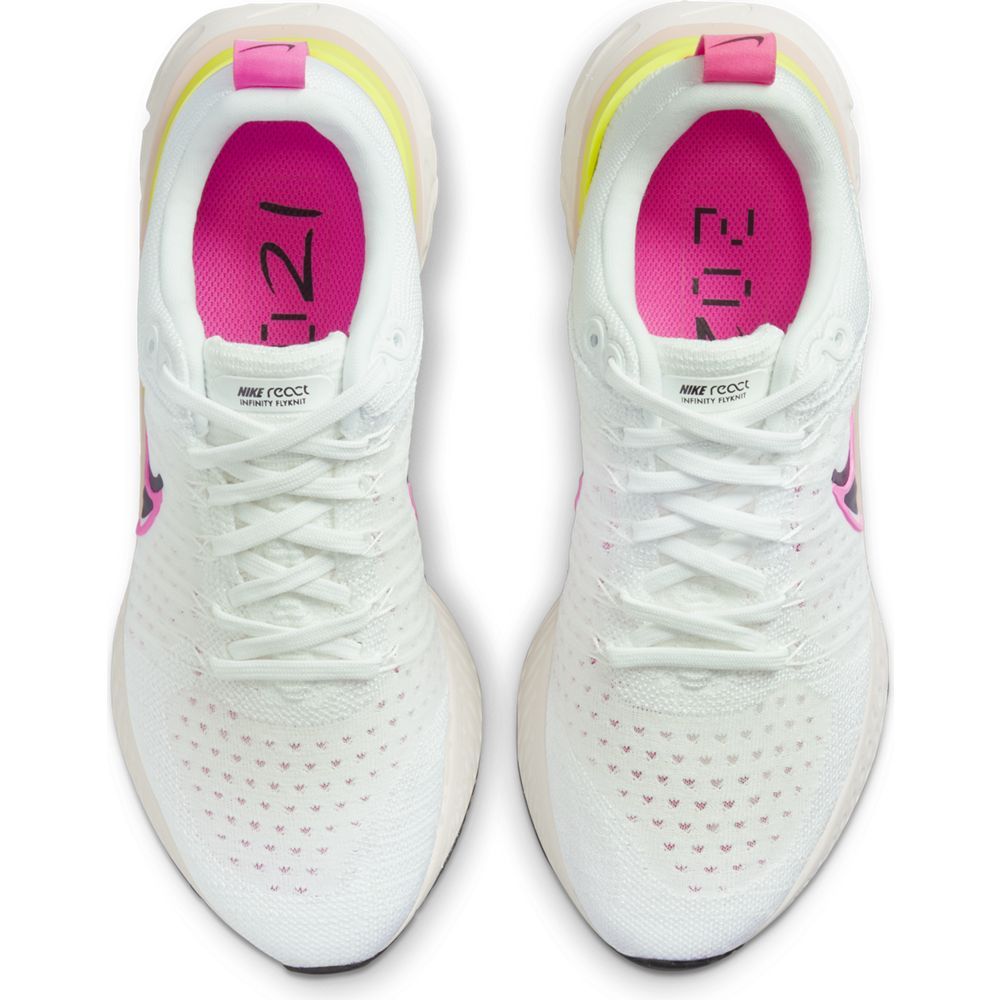 Nike W React Infinity Run Fk 2 T Tenis blanco de mujer para correr
