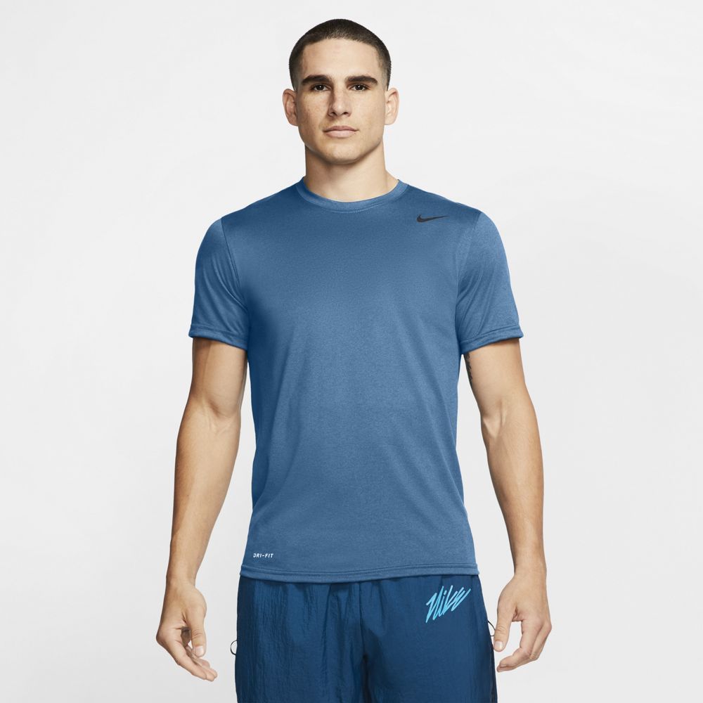 Nike M Nk Df Tee Lgd 2.0 Camiseta Manga Corta azul de hombre para entrenamiento