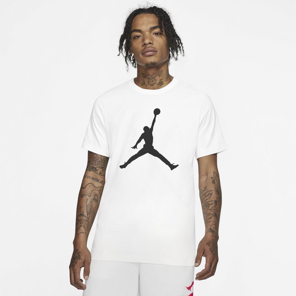 Nike M J Jumpman Ss Crew Camiseta Manga Corta blanco de hombre lifestyle