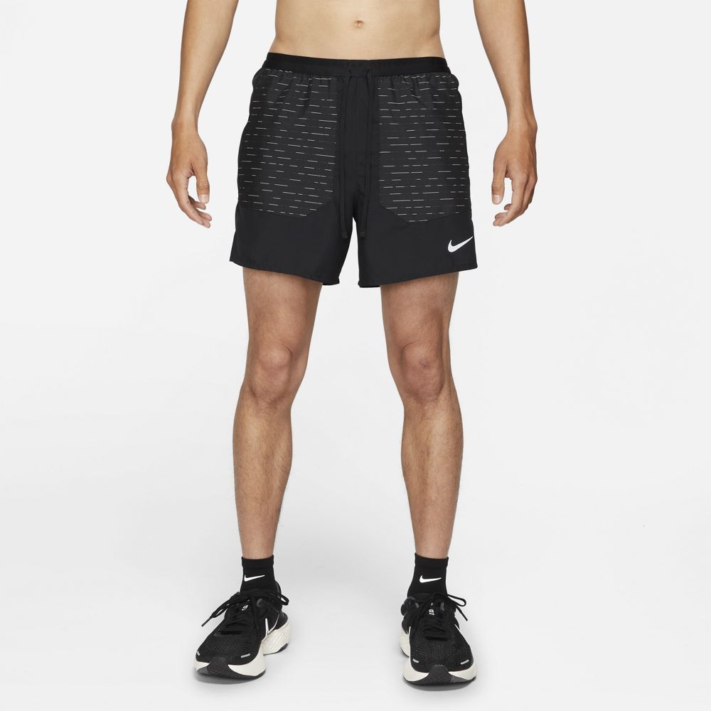 Nike M Nk Df Run Dvn Flx Strd 5Bf Pantaloneta negro de hombre para correr