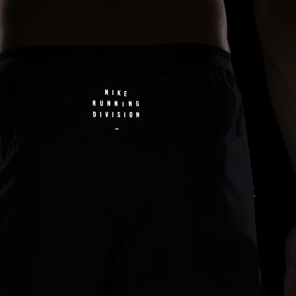 Nike M Nk Df Run Dvn Flx Strd 5Bf Pantaloneta negro de hombre para correr