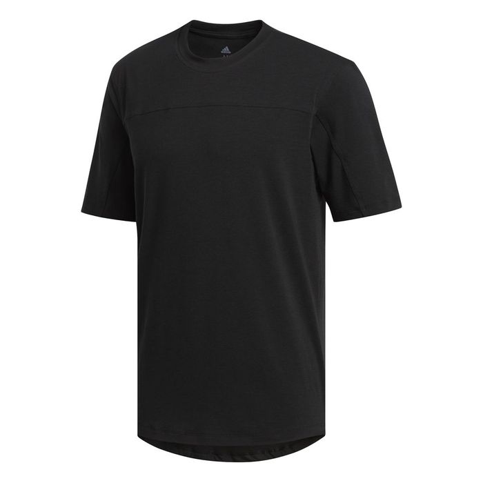 Camiseta-Manga-Corta-adidas-para-hombre-City-Base-Tee-para-entrenamiento-color-negro.-Frente-Sin-Modelo