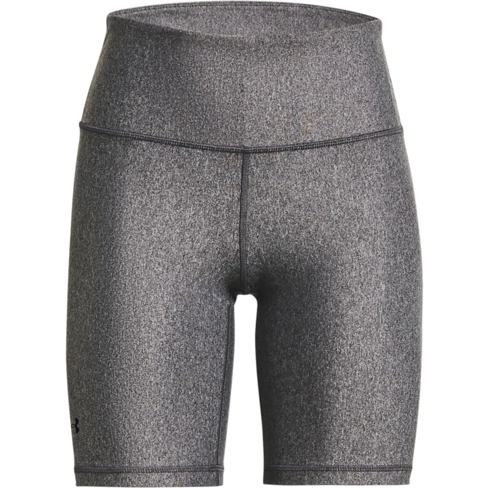UA Armour Bike Short Licra gris de mujer para entrenamiento