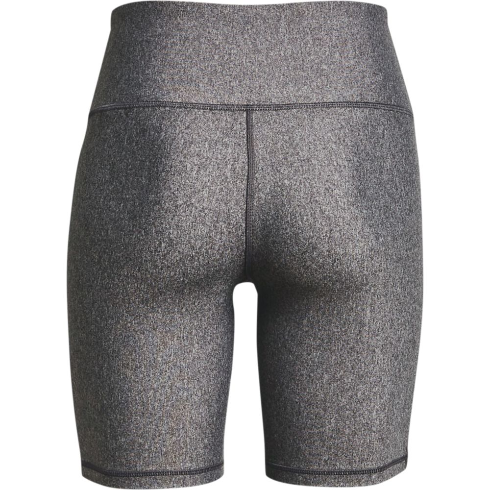 UA Armour Bike Short Licra gris de mujer para entrenamiento