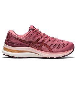 Tenis-asics-para-mujer-Gel-Kayano-28-para-correr-color-rosado.-Lateral-Externa-Derecha