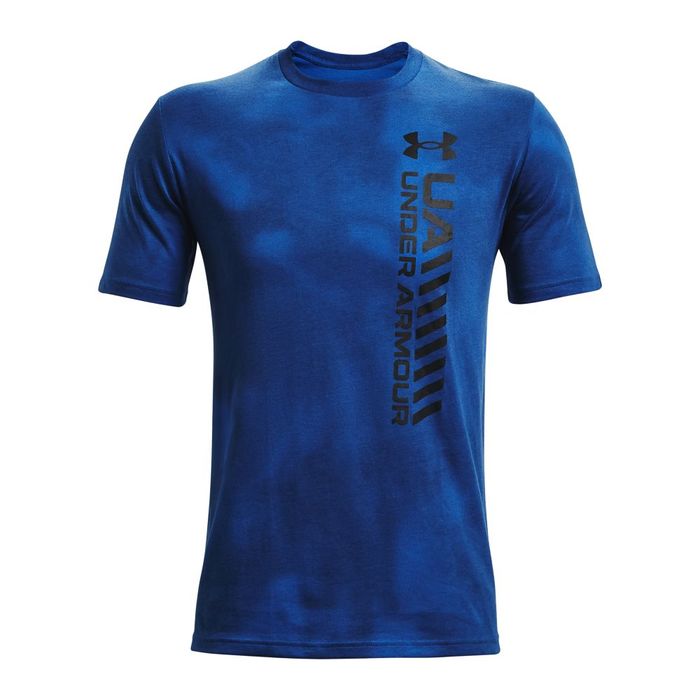Camiseta-Manga-Corta-under-armour-para-hombre-Ua-Vrtcl-Afterburn-Echo-Ss-para-entrenamiento-color-azul.-Frente-Sin-Modelo