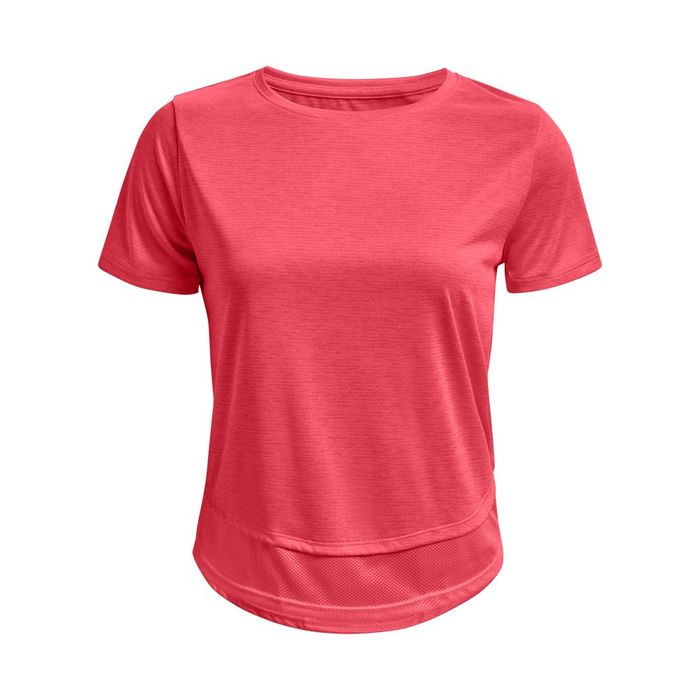 Camiseta-Manga-Corta-under-armour-para-mujer-Ua-Tech-Vent-Ss-para-entrenamiento-color-naranja.-Frente-Sin-Modelo