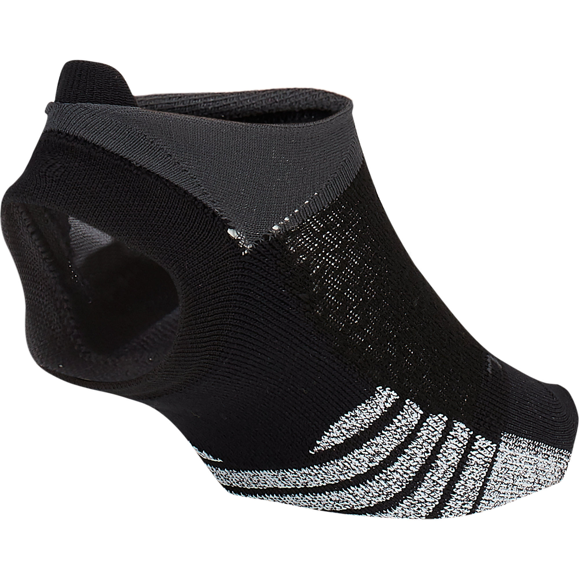 Nike Women Nikegrip Studio Toeless Footie Medias negro de mujer para entrenamiento