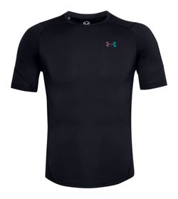 Camiseta-De-Compresion-under-armour-para-hombre-Ua-Hg-Rush-2.0-Comp-Ss-para-entrenamiento-color-negro.-Frente-Sin-Modelo