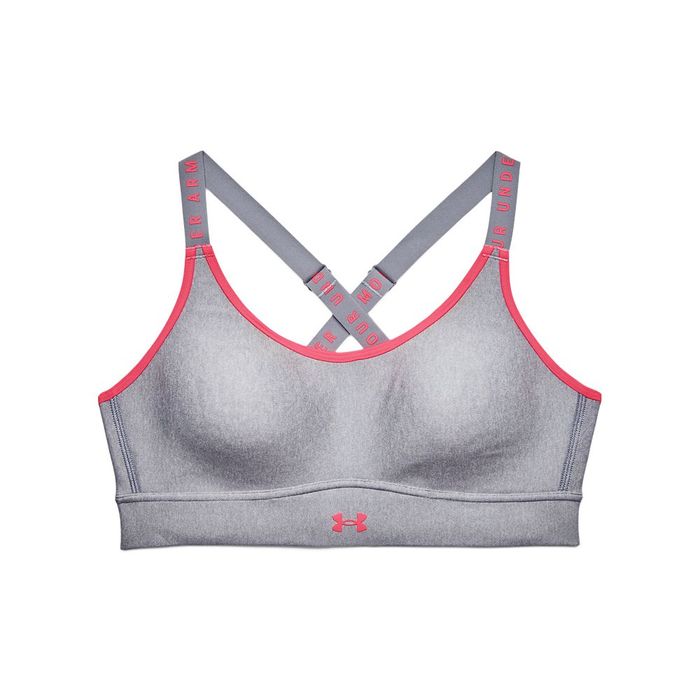 Top-under-armour-para-mujer-Ua-Infinity-Mid-Htr-Cover-para-entrenamiento-color-gris.-Frente-Sin-Modelo