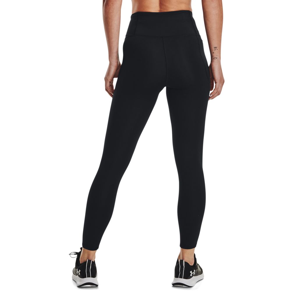 UA Ion Ankle Leg Licra negro de mujer para entrenamiento