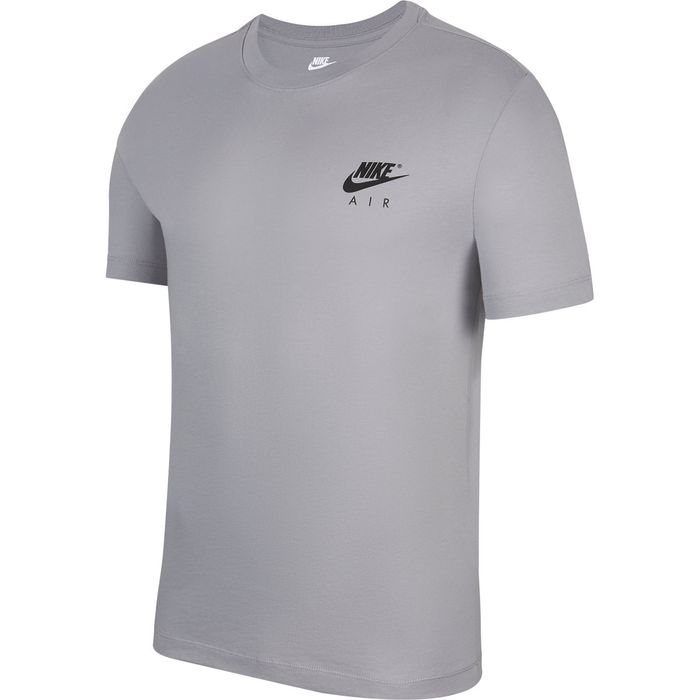 Camiseta-Manga-Corta-nike-para-hombre-M-Nsw-Tee-Nike-Air-Gx-para-moda-color-gris.-Frente-Sin-Modelo