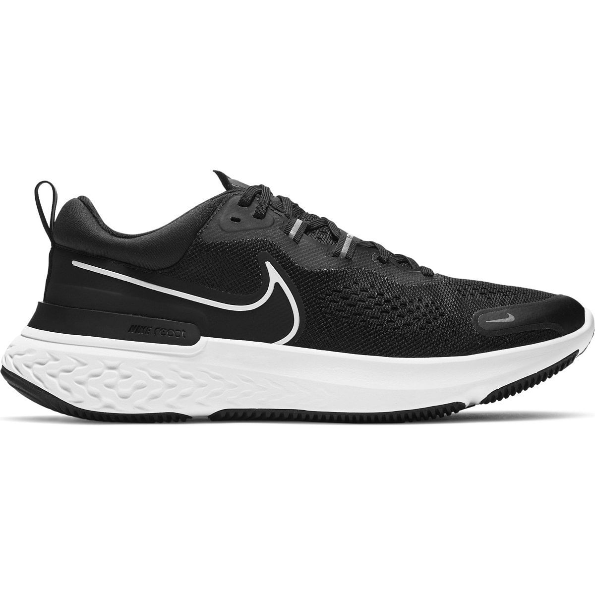 Nike React Miler 2 Tenis negro de hombre para correr
