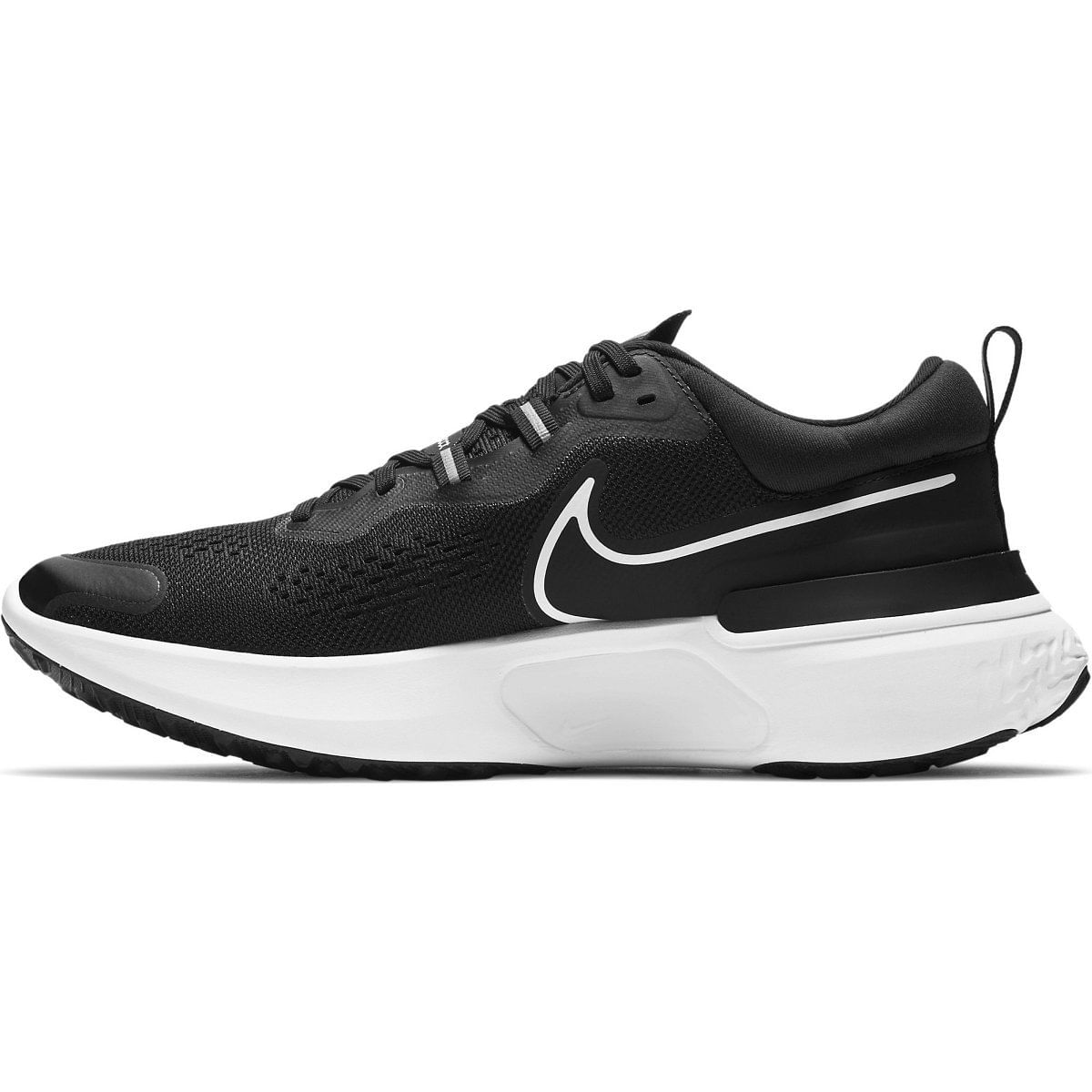 Nike React Miler 2 Tenis negro de hombre para correr