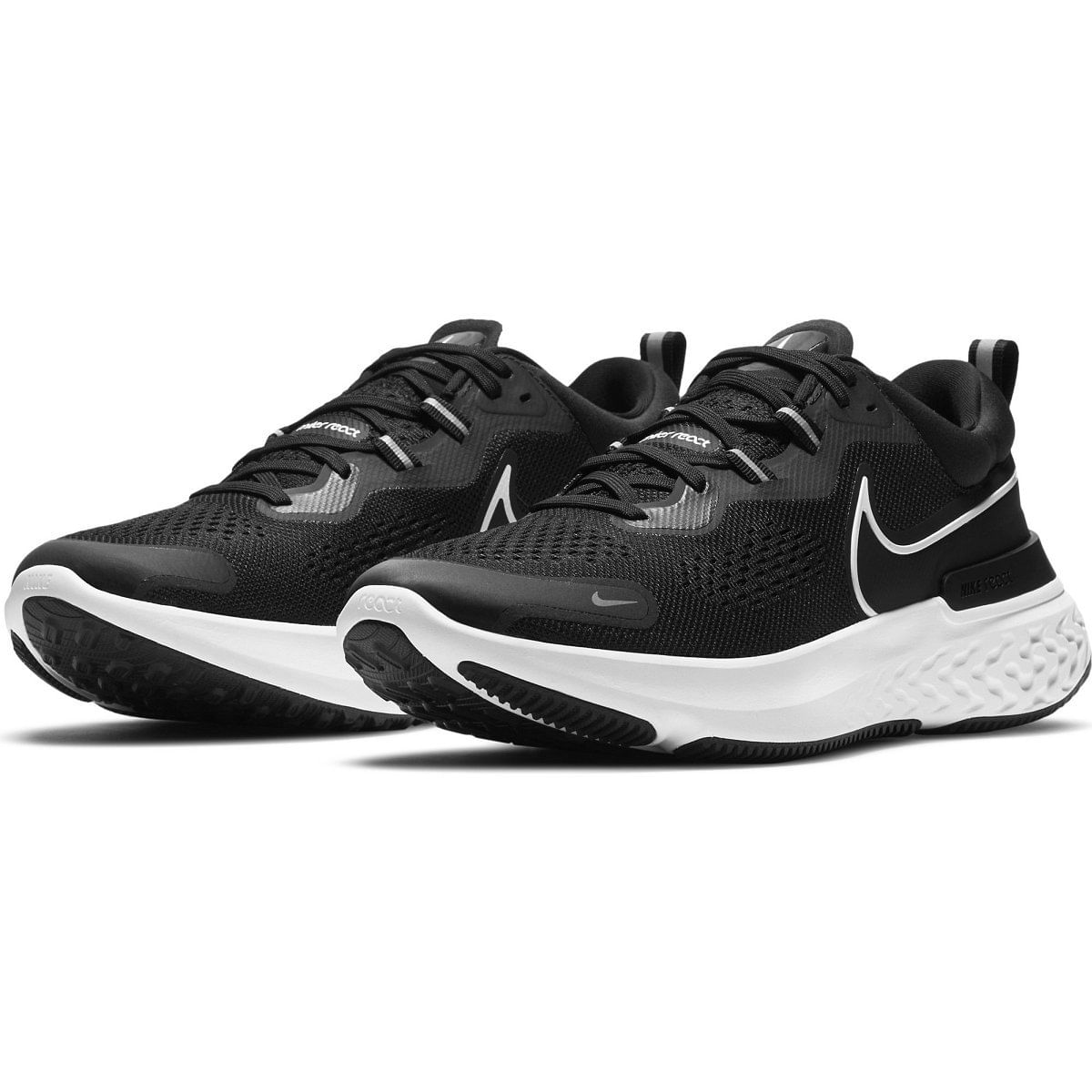 Nike React Miler 2 Tenis negro de hombre para correr