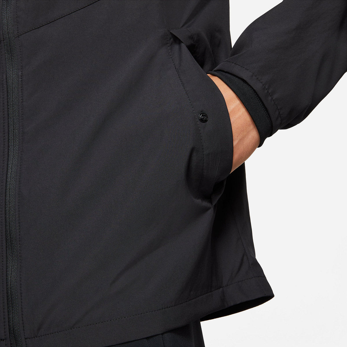 Nike M Nk Rpl Miler Jkt Chaqueta negro de hombre para correr