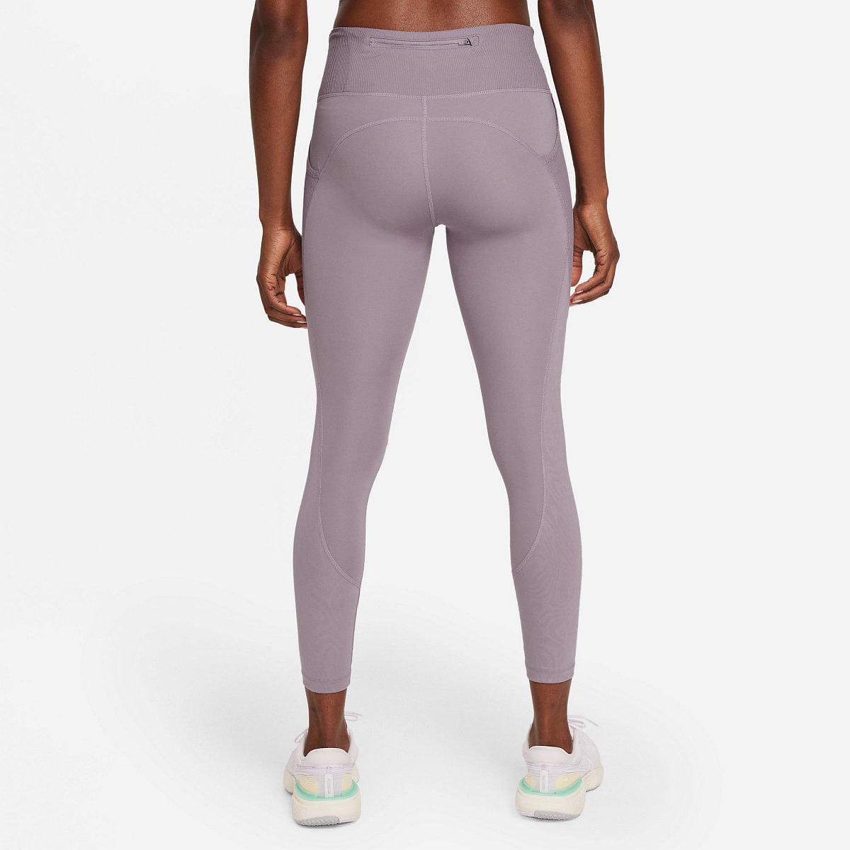 Nike W Nk Df Femme Fast Tgt 7/8 Licra morado de mujer para correr