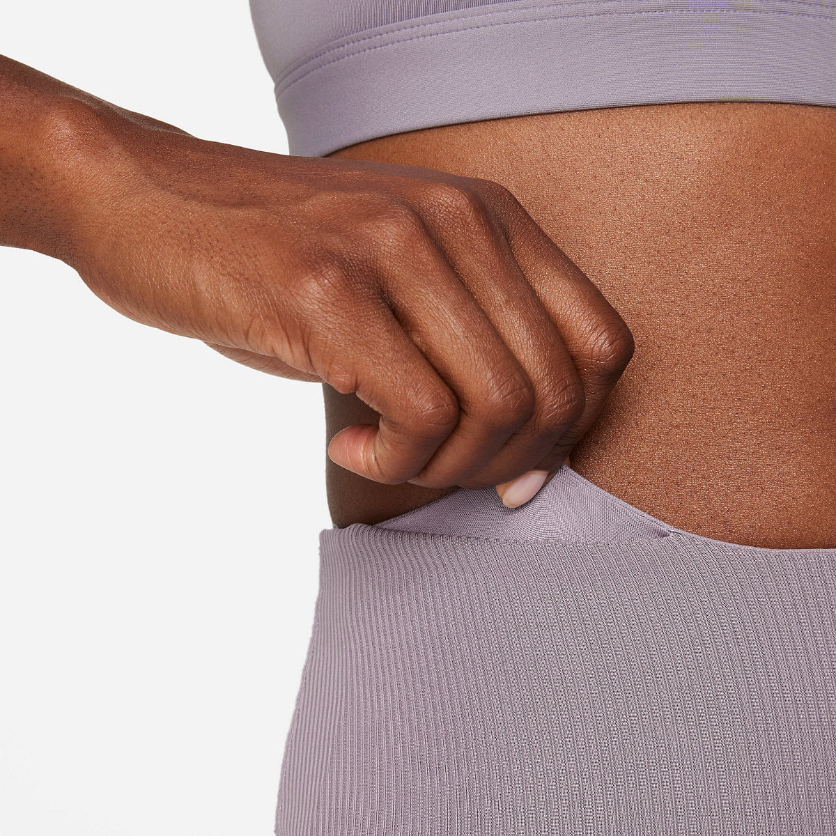 Nike W Nk Df Femme Fast Tgt 7/8 Licra morado de mujer para correr