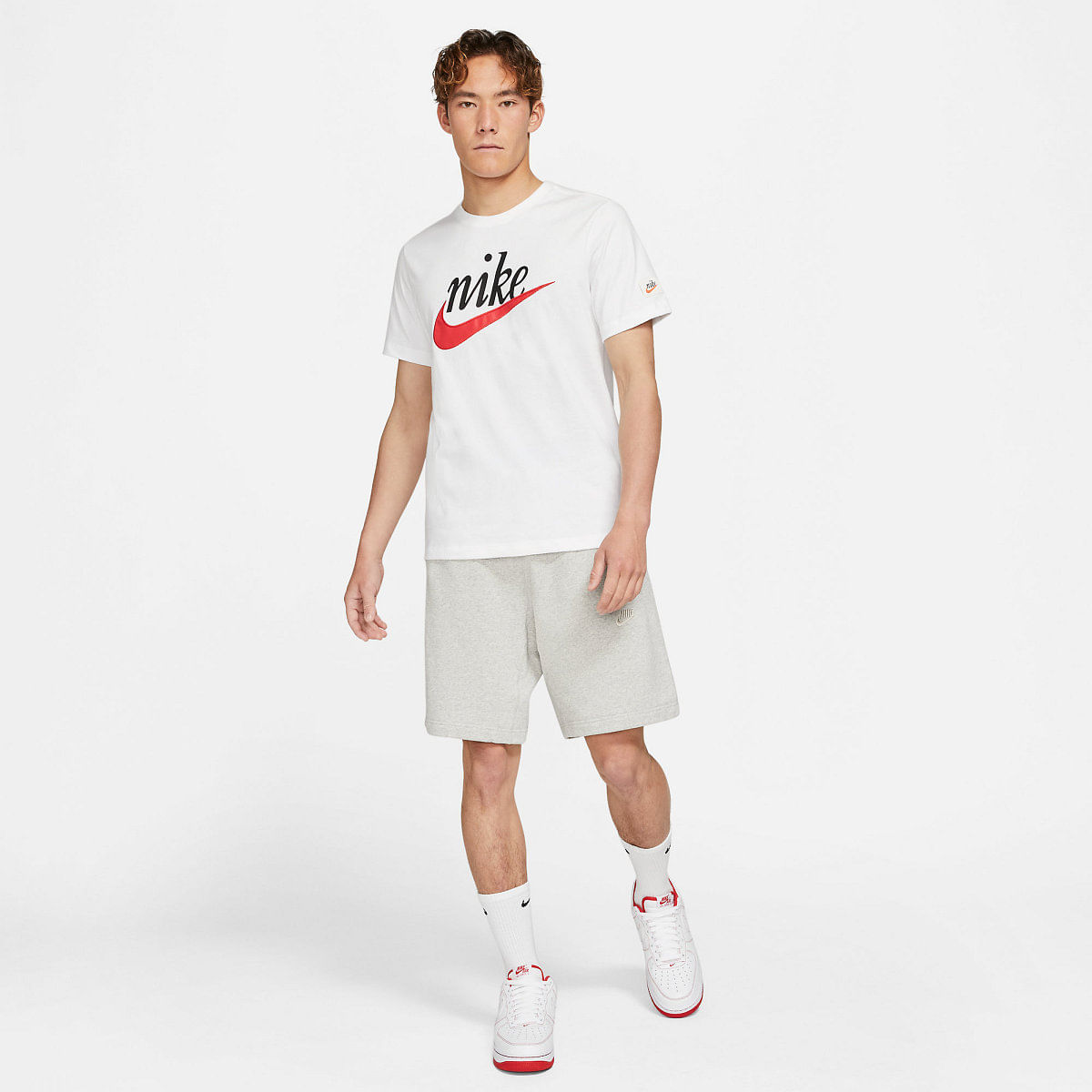 Nike M Nsw Tee Swoosh 50 Hbr Camiseta Manga Corta blanco de hombre lifestyle
