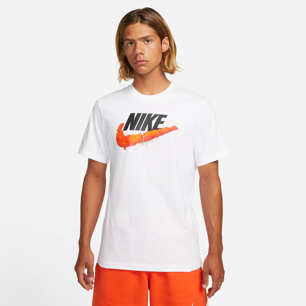 Nike M Nsw Chicken Sole Food Tee Camiseta Manga Corta blanco de hombre lifestyle