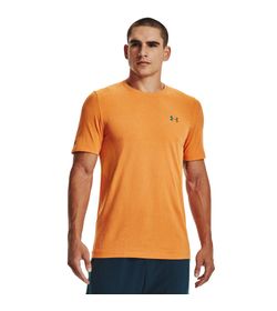 Camiseta-Manga-Corta-under-armour-para-hombre-Ua-Rush-Seamless-Ss-para-entrenamiento-color-naranja.-Frente-Sobre-Modelo