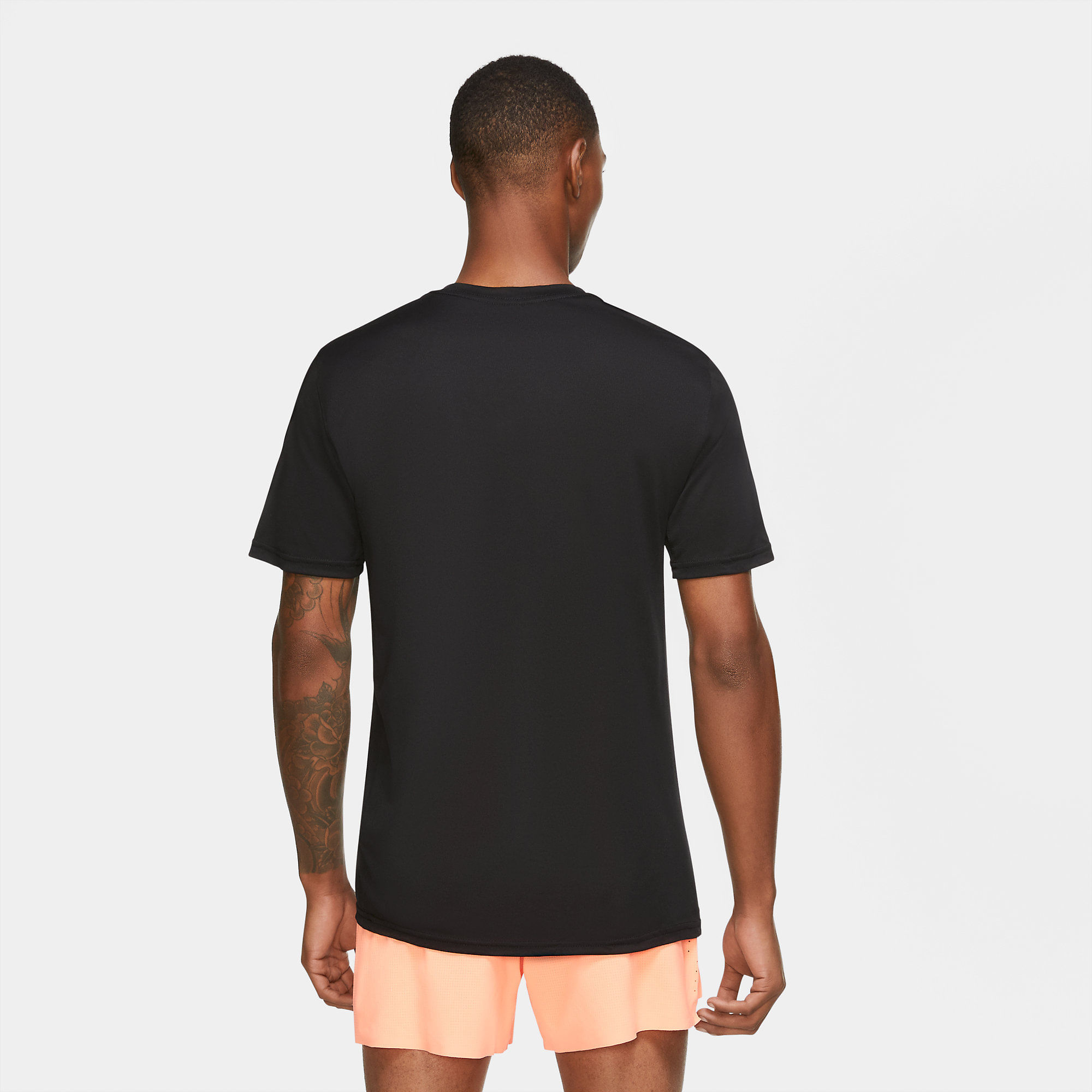 Nike M Nk Dry Tee Future Fast Camiseta Manga Corta negro de hombre para correr