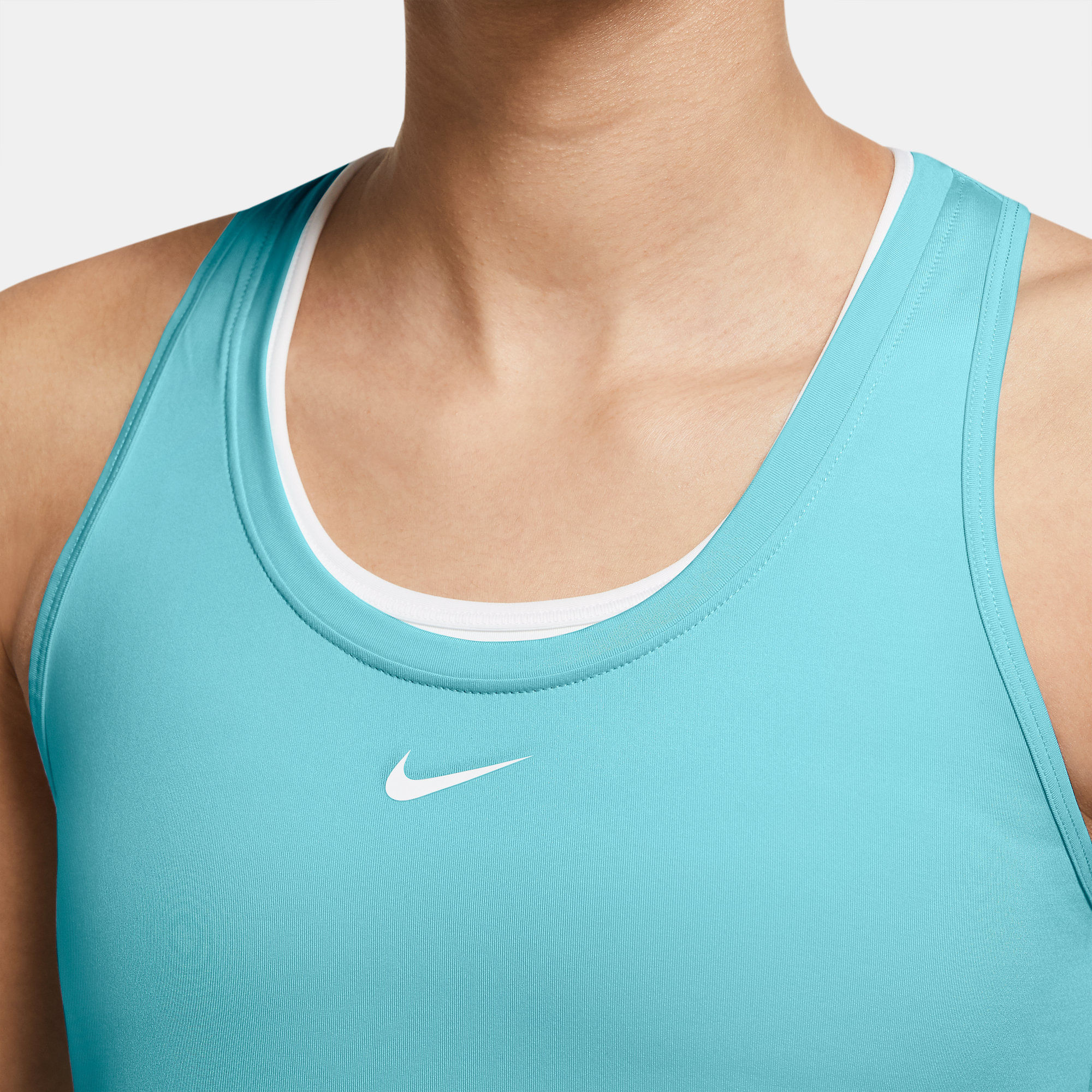 Nike W Nk One Df Slim Tank Camiseta Manga Sisa azul de mujer para entrenamiento