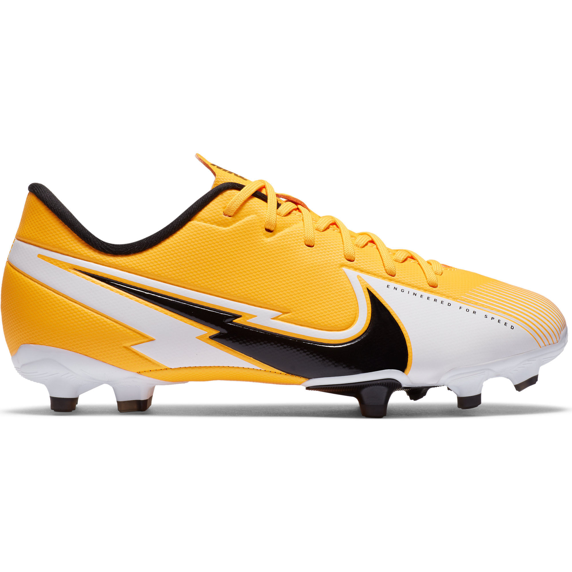 Nike Jr Vapor 13 Academy Fg/Mg Guayos amarillo de niño para futbol