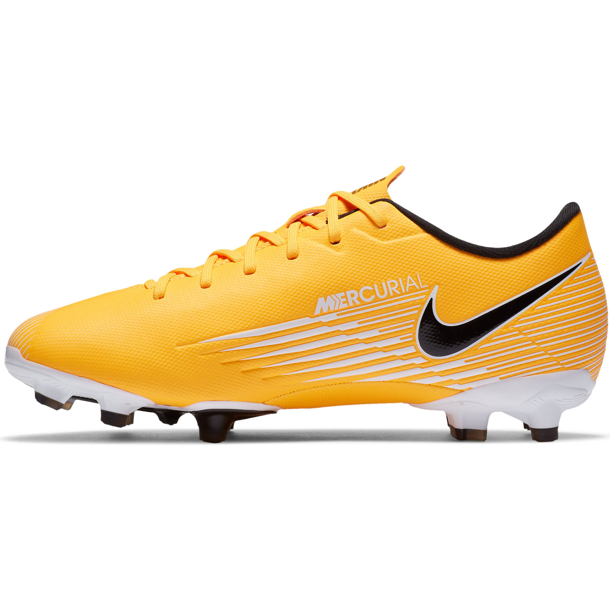 Nike Jr Vapor 13 Academy Fg/Mg Guayos amarillo de niño para futbol