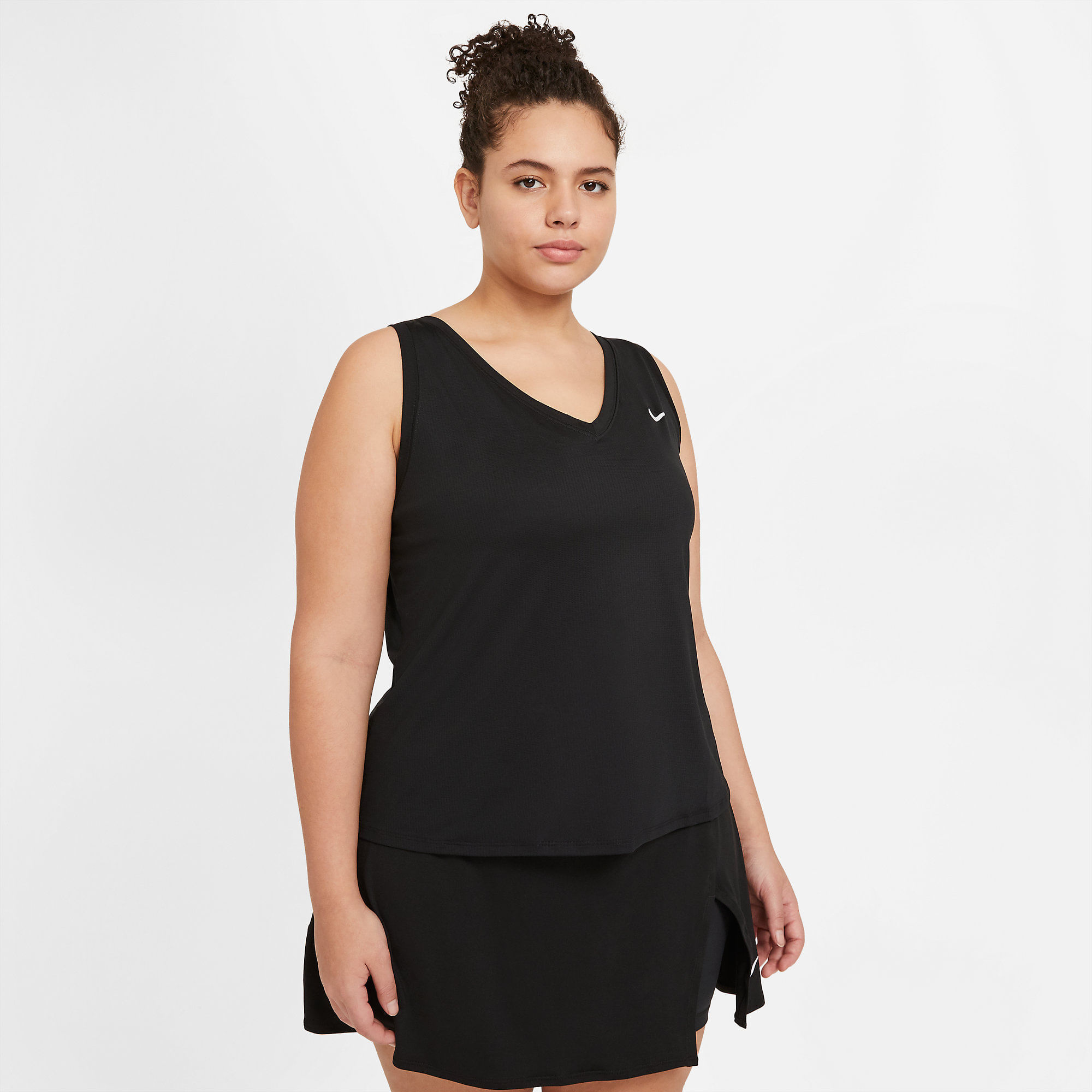Nike W Nkct Victory Tank Camiseta Manga Sisa negro de mujer para tenis
