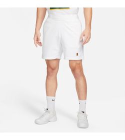 Pantaloneta-nike-para-hombre-M-Nkct-Heritage-Fleece-Short-para-tenis-color-blanco.-Frente-Sobre-Modelo