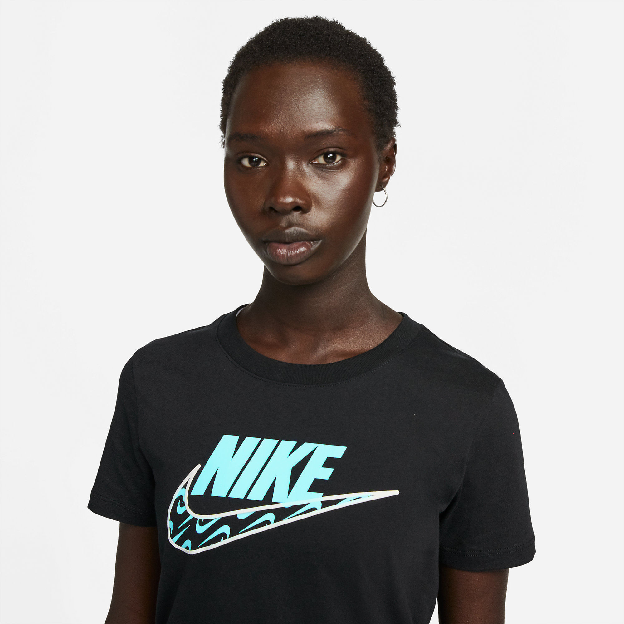 Nike W Nsw Tee Icon Clash Camiseta Manga Corta negro de mujer lifestyle