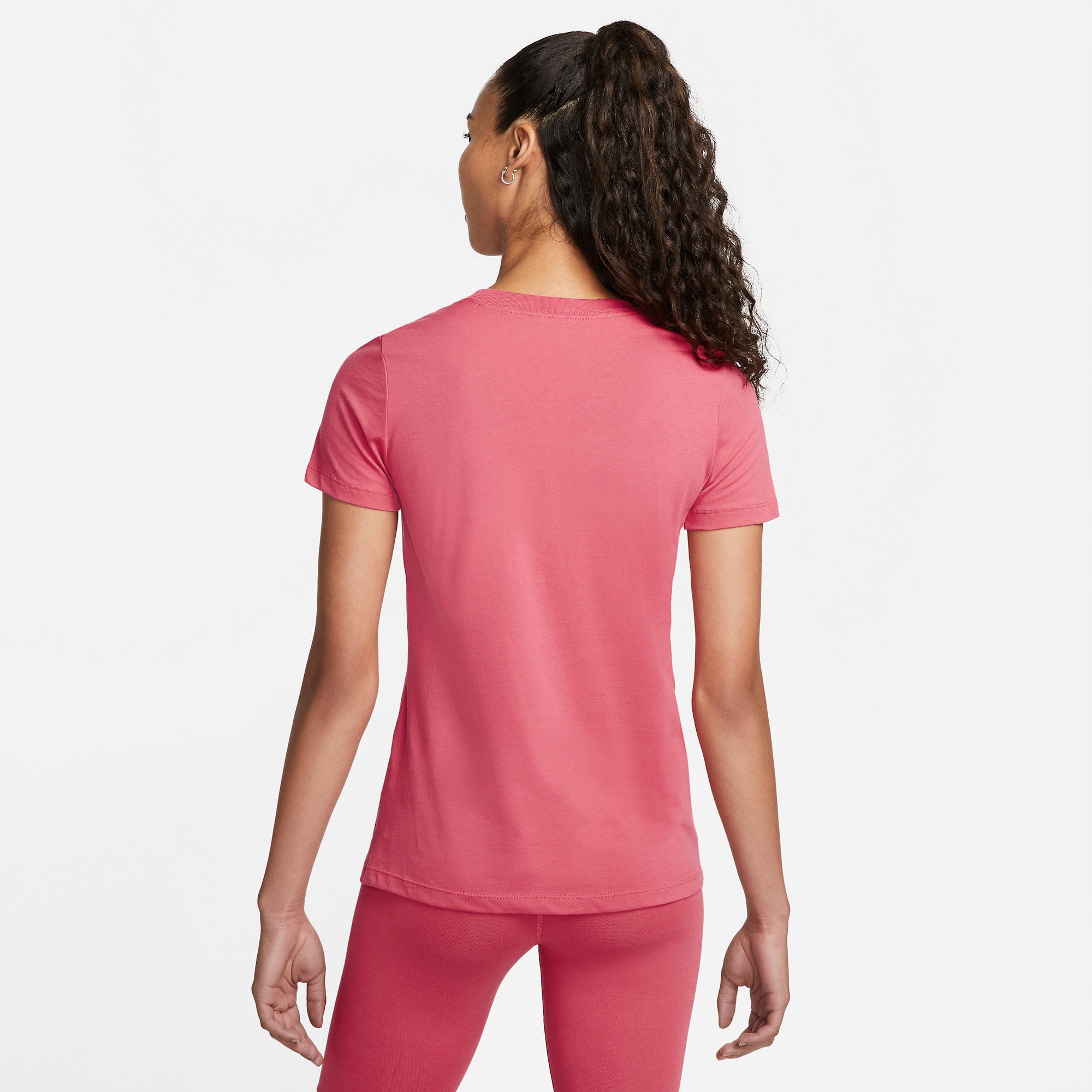 Nike W Nsw Tee Icon Clash Camiseta Manga Corta rosado de mujer lifestyle