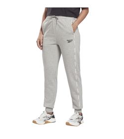 Pantalon-reebok-para-mujer-Piping-Pack-Jogger-para-entrenamiento-color-gris.-Frente-Sobre-Modelo